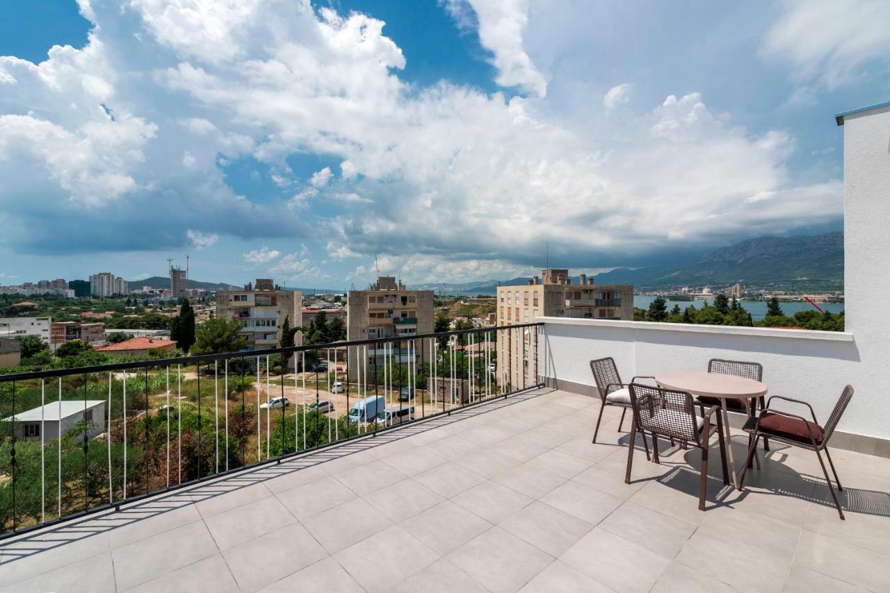 Eva Split Sunset City View Teracce Dış mekan fotoğraf