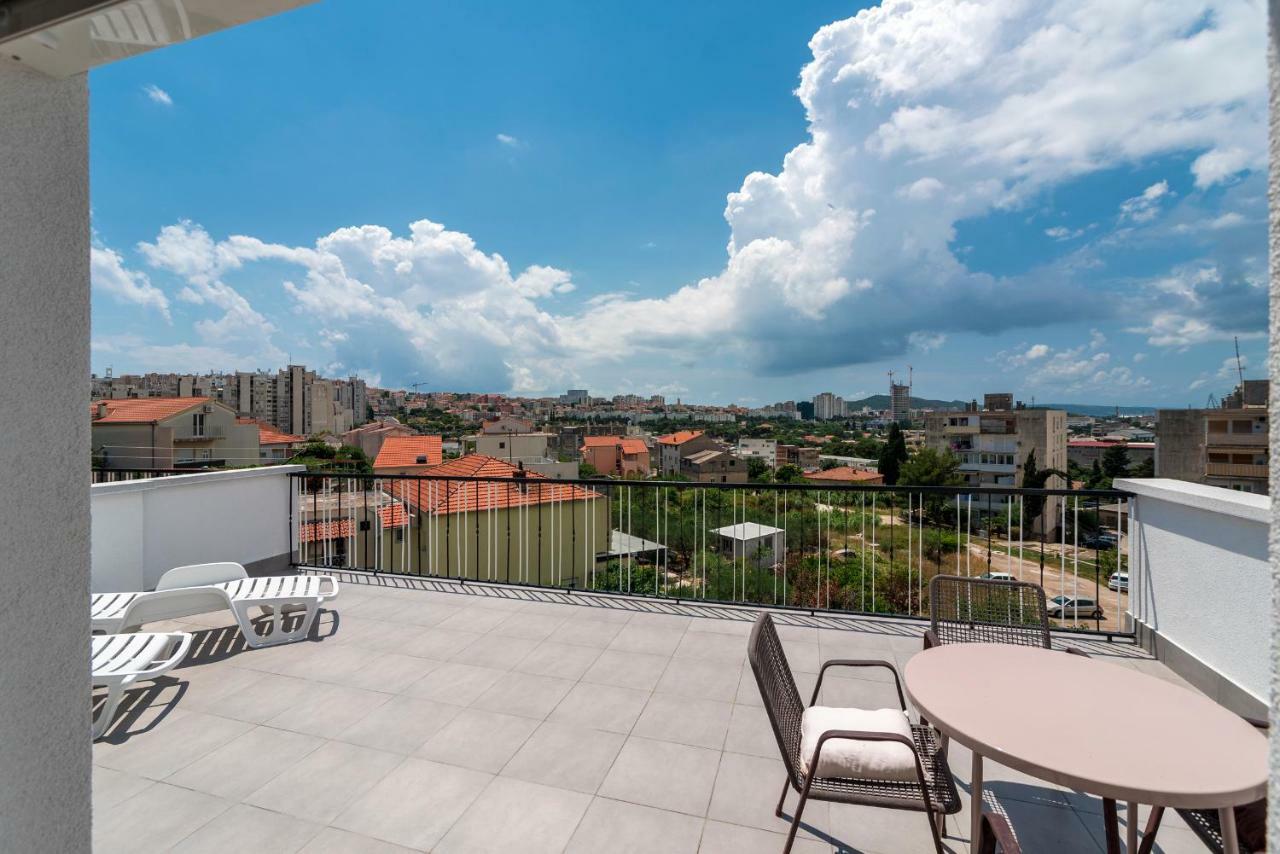 Eva Split Sunset City View Teracce Dış mekan fotoğraf