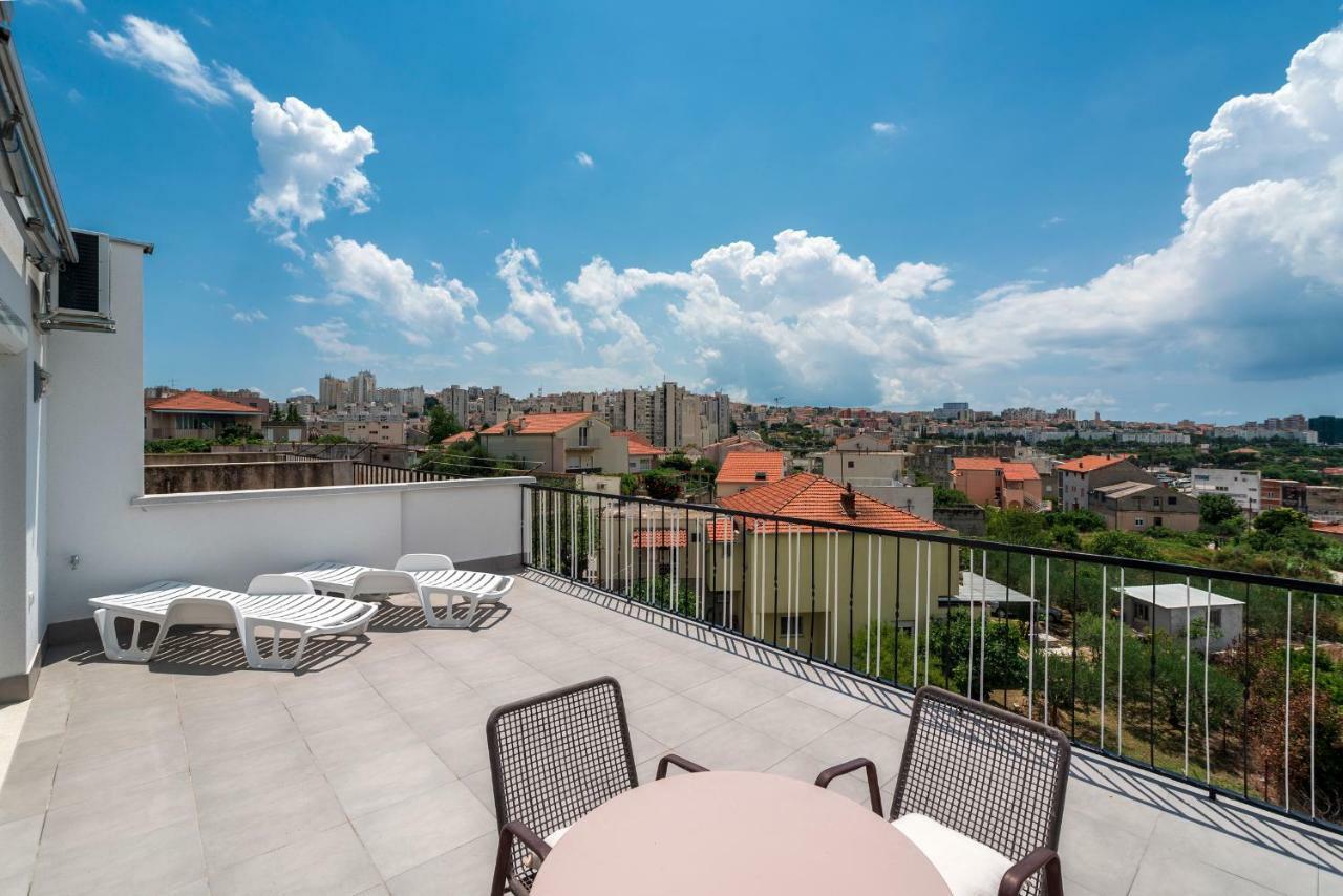 Eva Split Sunset City View Teracce Dış mekan fotoğraf